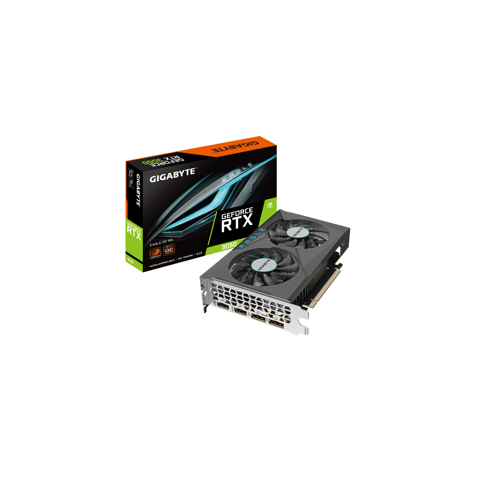 TARJETA GRAFICA GIGABYTE RTX 3050 EAGLE OC 6GB