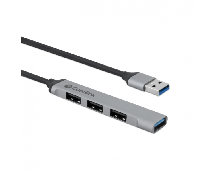 COOLBOX HUB ALU USB A 1XUSB 303XUSB 20