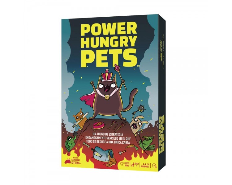 Juego mesa power hungry pets edad