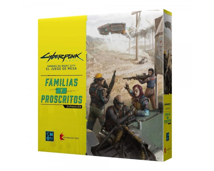 Juego mesa cyberpunk 2077 familias y