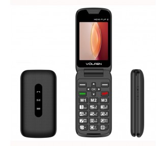 Telefono movil volfen nexo flip tipo