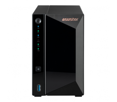 NAS ASUSTOR TOWER 2 BAY QUAD CORE 14GHZ 2GB DDR4 25GBE X1 USB32