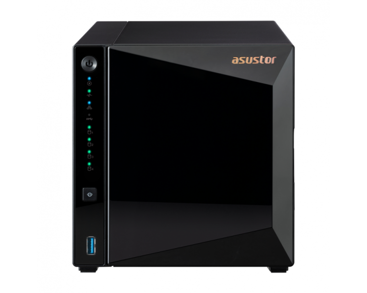 NAS ASUSTOR TOWER 4 BAY QUAD CORE 14GHZ 2GB DDR4 25GBE X1 USB32