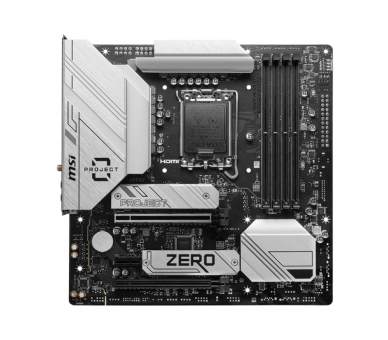 PLACA BASE MSI B760M PROJECT ZERO 1700 MATX 4XDDR5