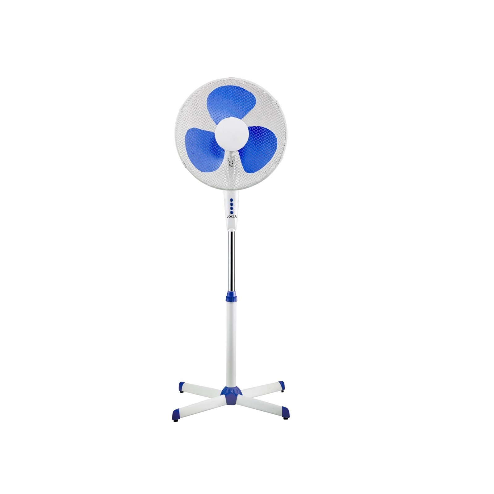 Ventilador pie jocca 40cm 40w blanco