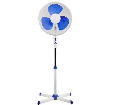 Ventilador pie jocca 40cm 40w blanco