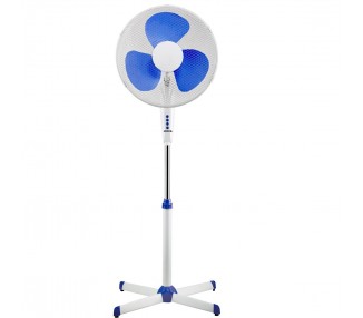 Ventilador pie jocca 40cm 40w blanco