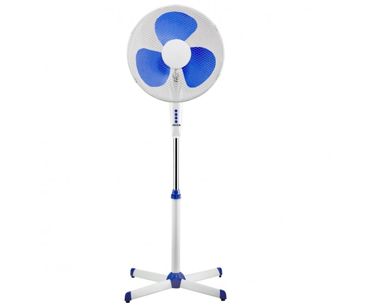 Ventilador pie jocca 40cm 40w blanco