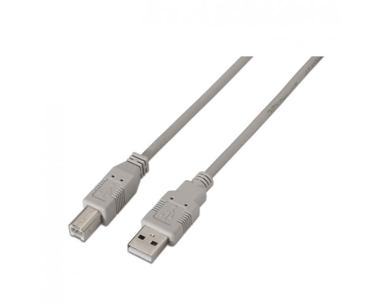 CABLE AISENS USB 20 IMPRESORA TIPO A M B M BEIGE 45M