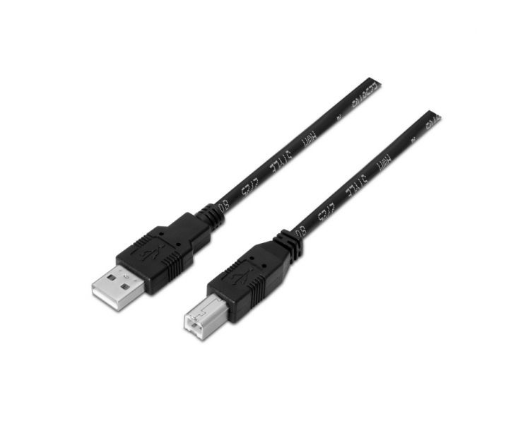 CABLE AISENS USB 20 IMPRESORA TIPO A M B M NEGRO 45M