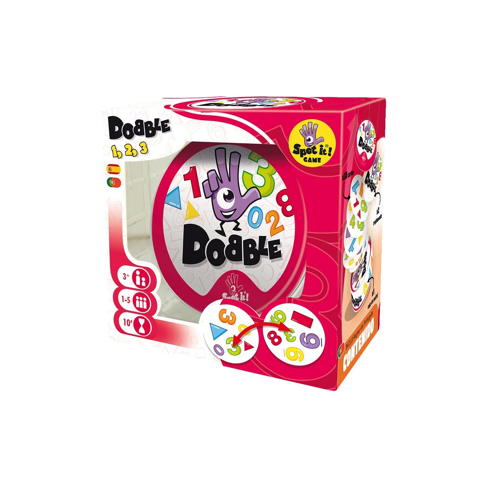 Juego mesa dobble formas y numeros