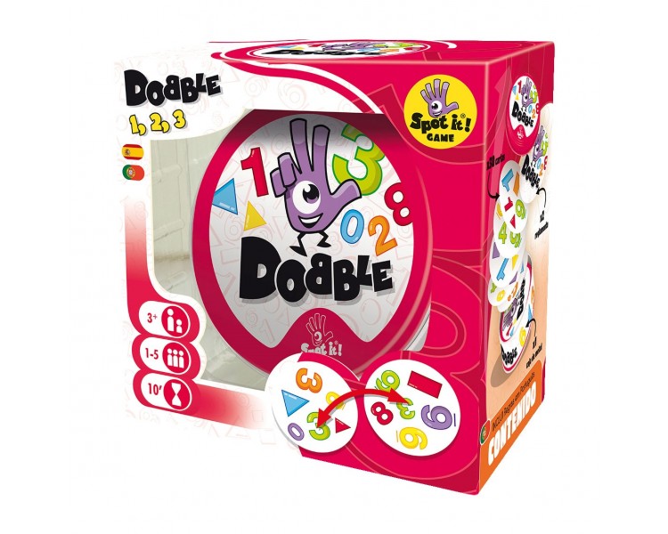 Juego mesa dobble formas y numeros