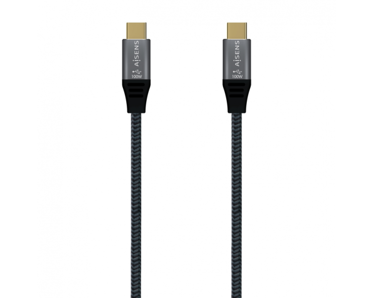 CABLE AISENS USB 32 GEN2x2 ALU 20GBPS 8K30HZ 5A 100W USB C 06M