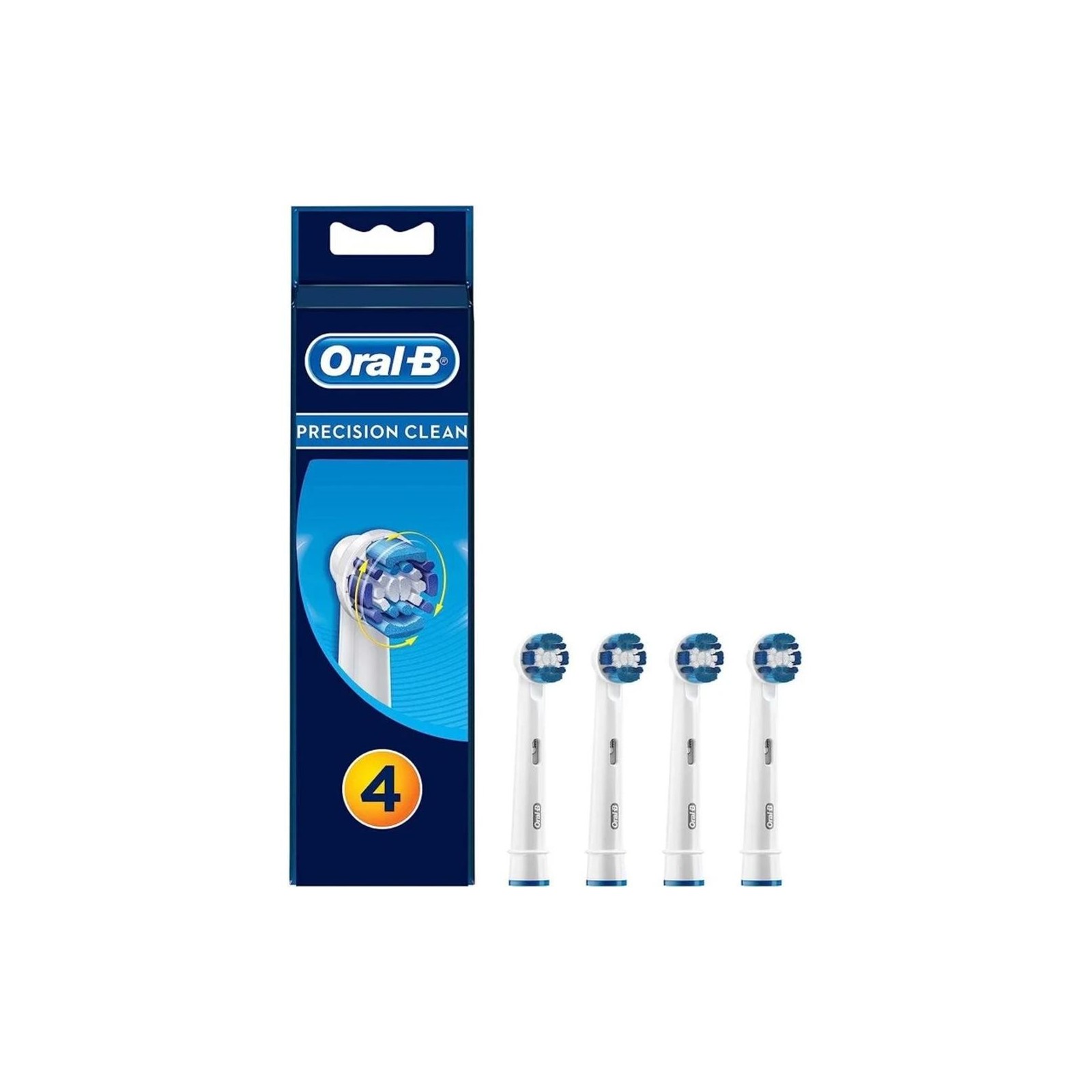 Pack 4 cabezales recambios braun oral b