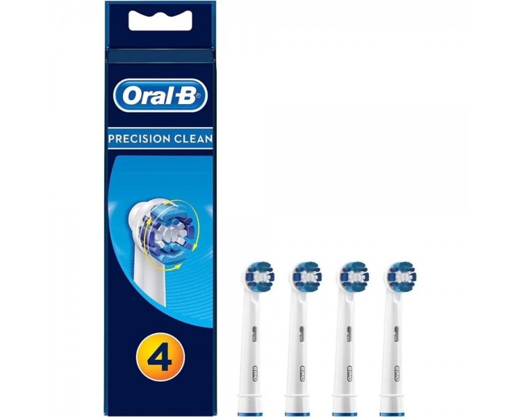 Pack 4 cabezales recambios braun oral b