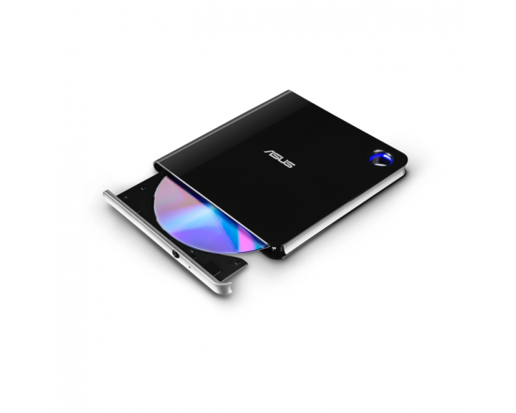 LECTOR GRABADOR BLURAY ASUS SBW 06D5H U EXTERNO NEGRO PLATA