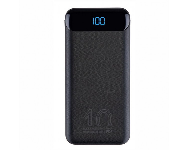 Powerbank rivacase va2540 10000mah lcd negro