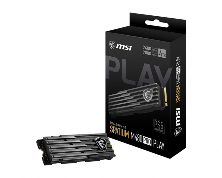 SSD MSI SPATIUM M480 PRO HS 2TB PCIE4 M2