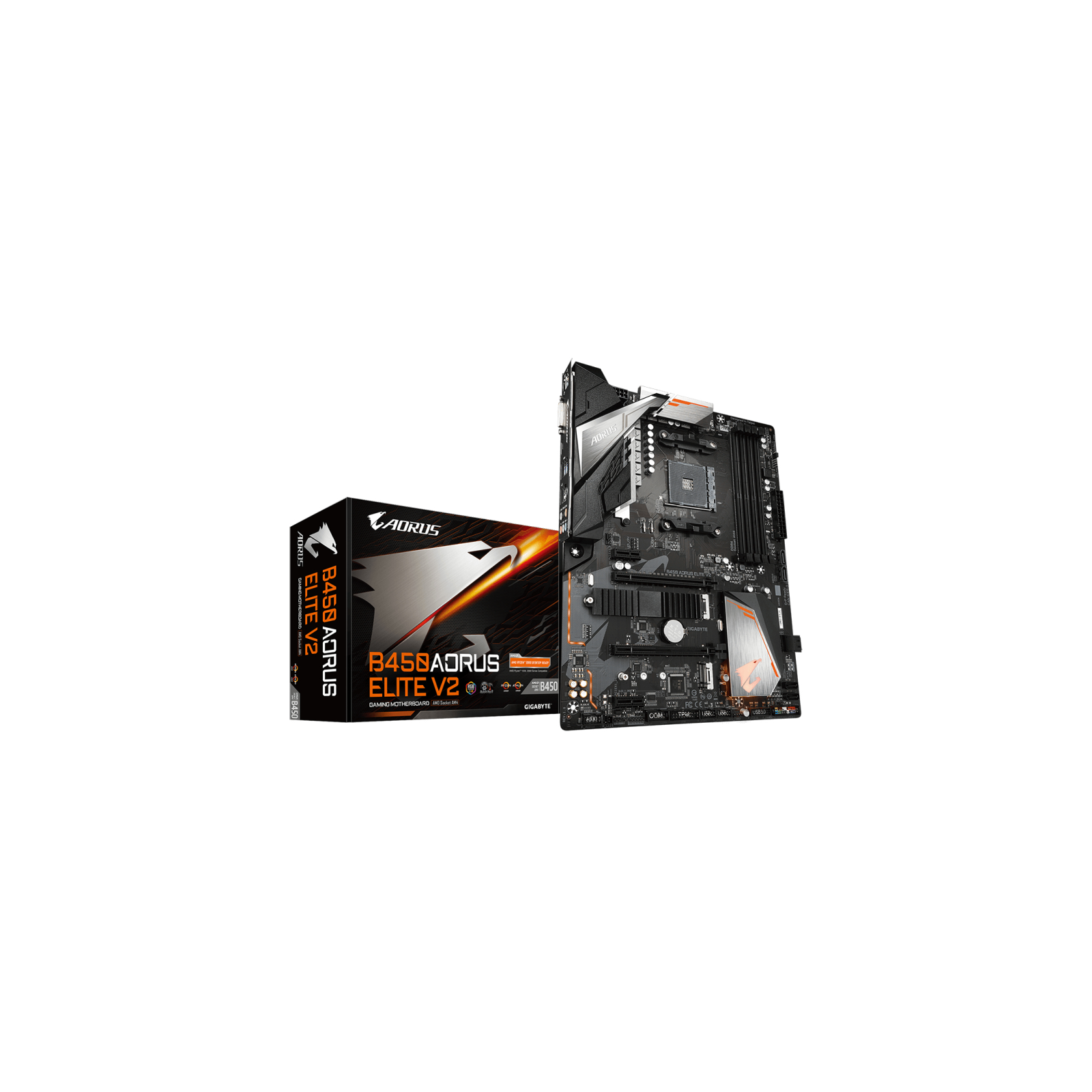 PLACA BASE GIGABYTE B450 AORUS ELITE V2 AM4 ATX 4XDDR4