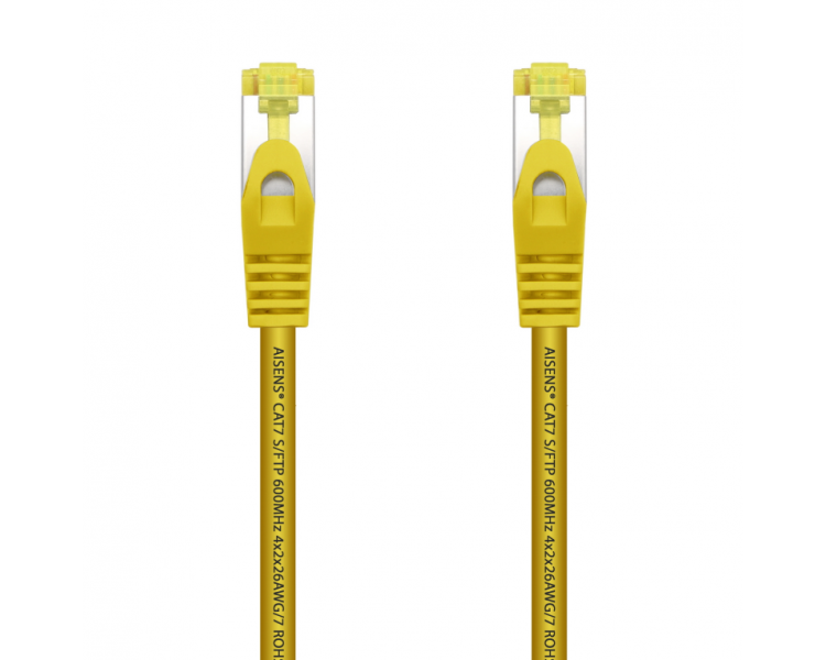 CABLE RED AISENS LATIGUILLO RJ45 LSZH CAT7 SFTP PIMF 05M AMARILLO