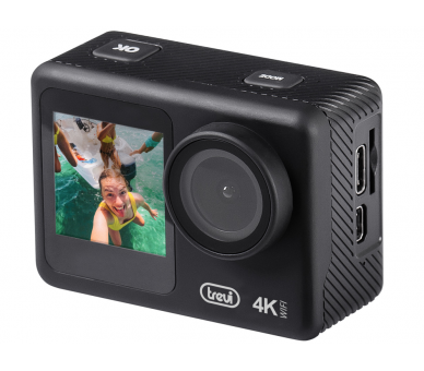 CaMARA DE ACCIoN DEPORTIVA 4K WI FI CON CARCASA SUBACUaTICA 30M TREVI GO 2550 4K