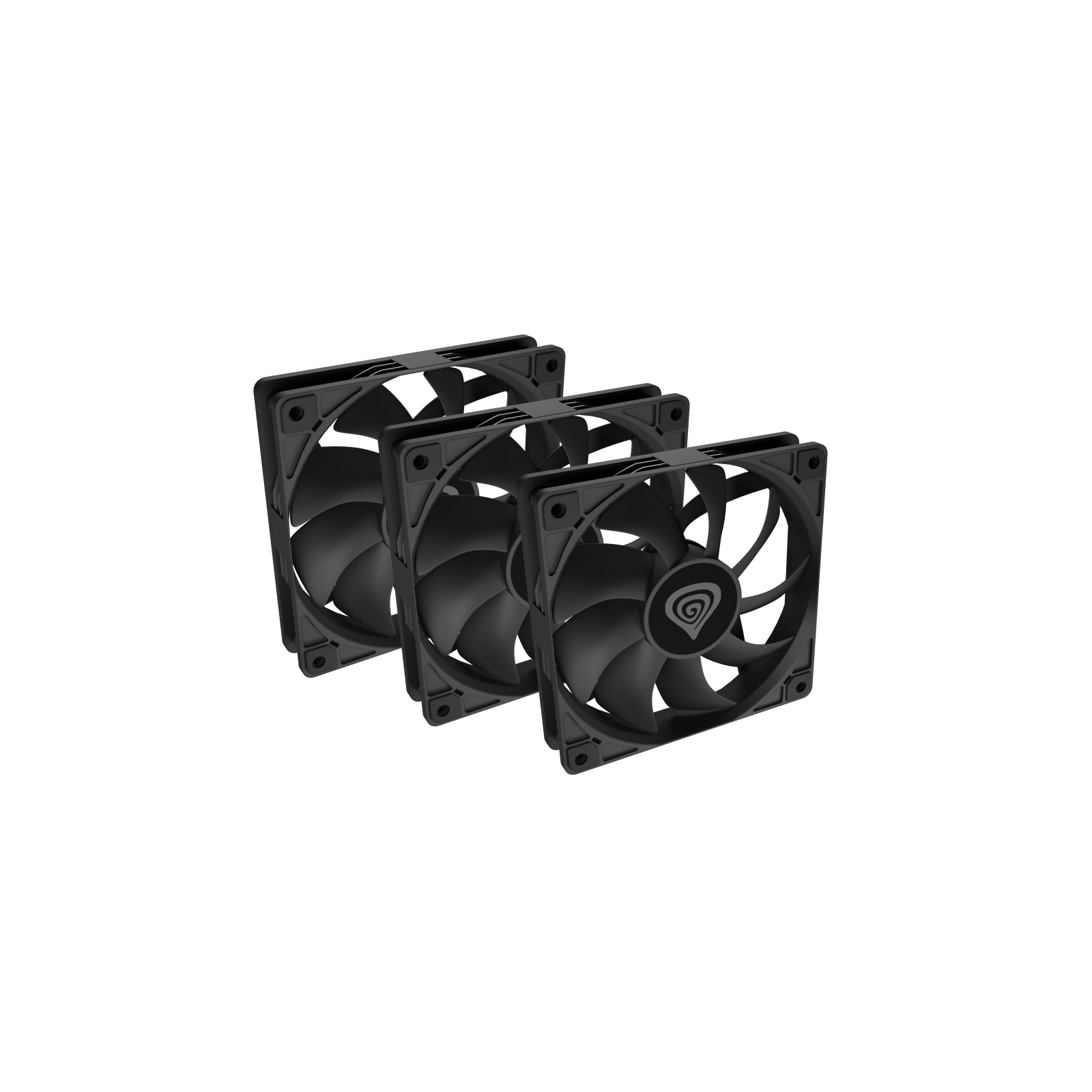 VENTILADOR CAJA GENESIS OXAL 120 NEGRO ALTO RENDIMIENTO 120 MM PACK 3 UDS