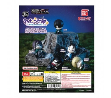 Set gashapon lote 30 articulos attack