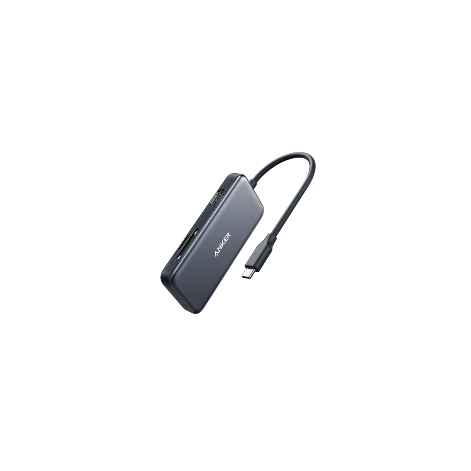 HUB USB ANKER TIPO C A 2x USB 30 1x HDMI 1x SD microSD NEGRO