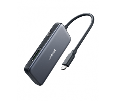 HUB USB ANKER TIPO C A 2x USB 30 1x HDMI 1x SD microSD NEGRO