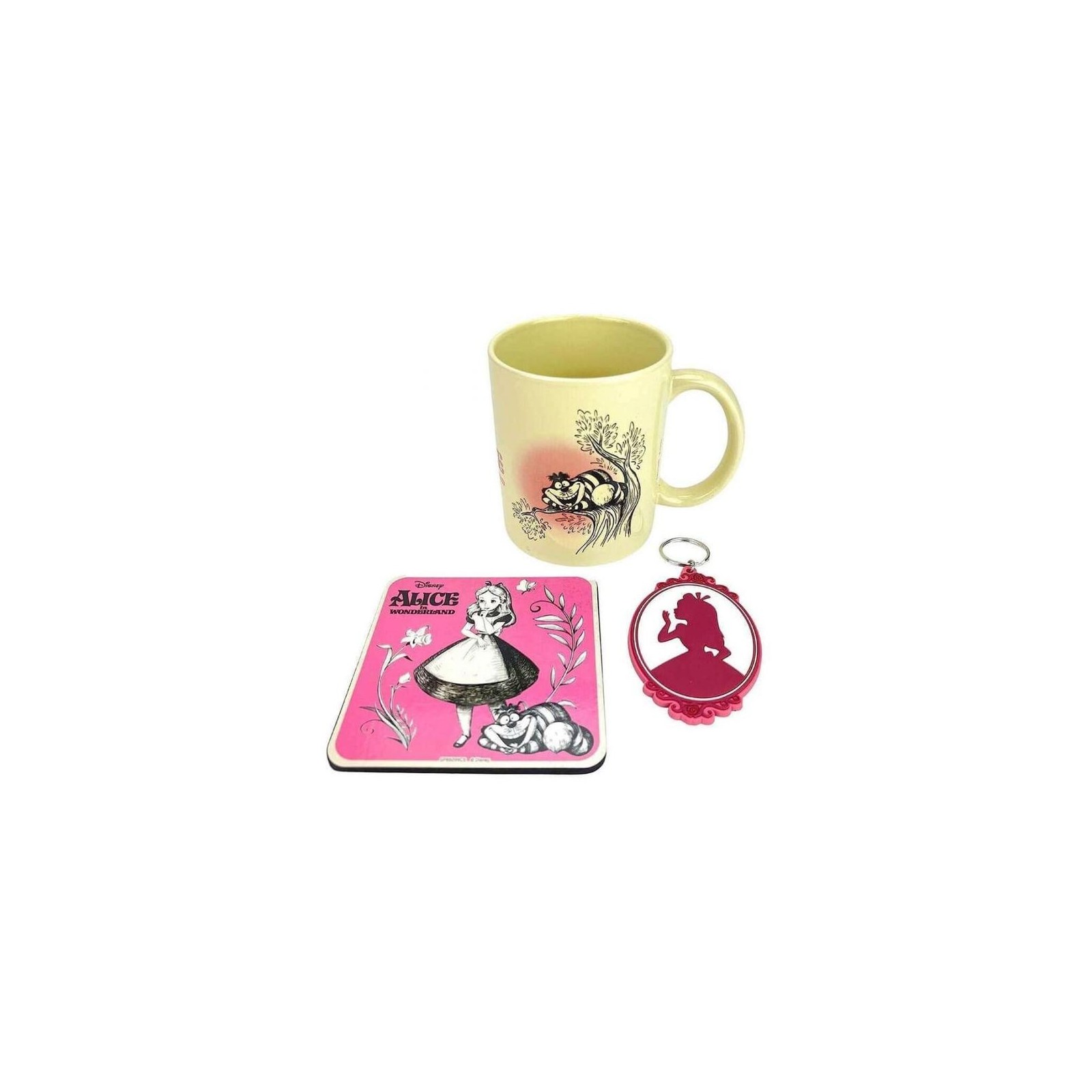 Set taza posavasos y llavero disney