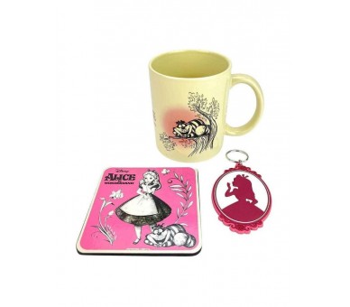 Set taza posavasos y llavero disney