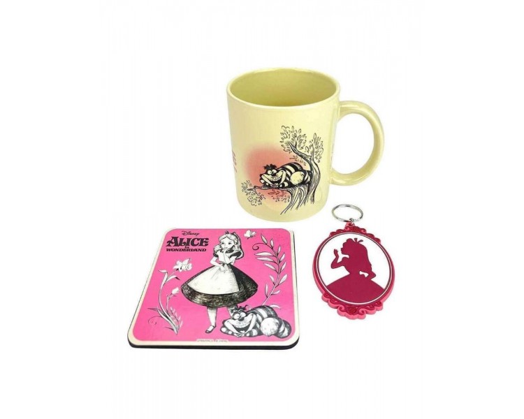 Set taza posavasos y llavero disney