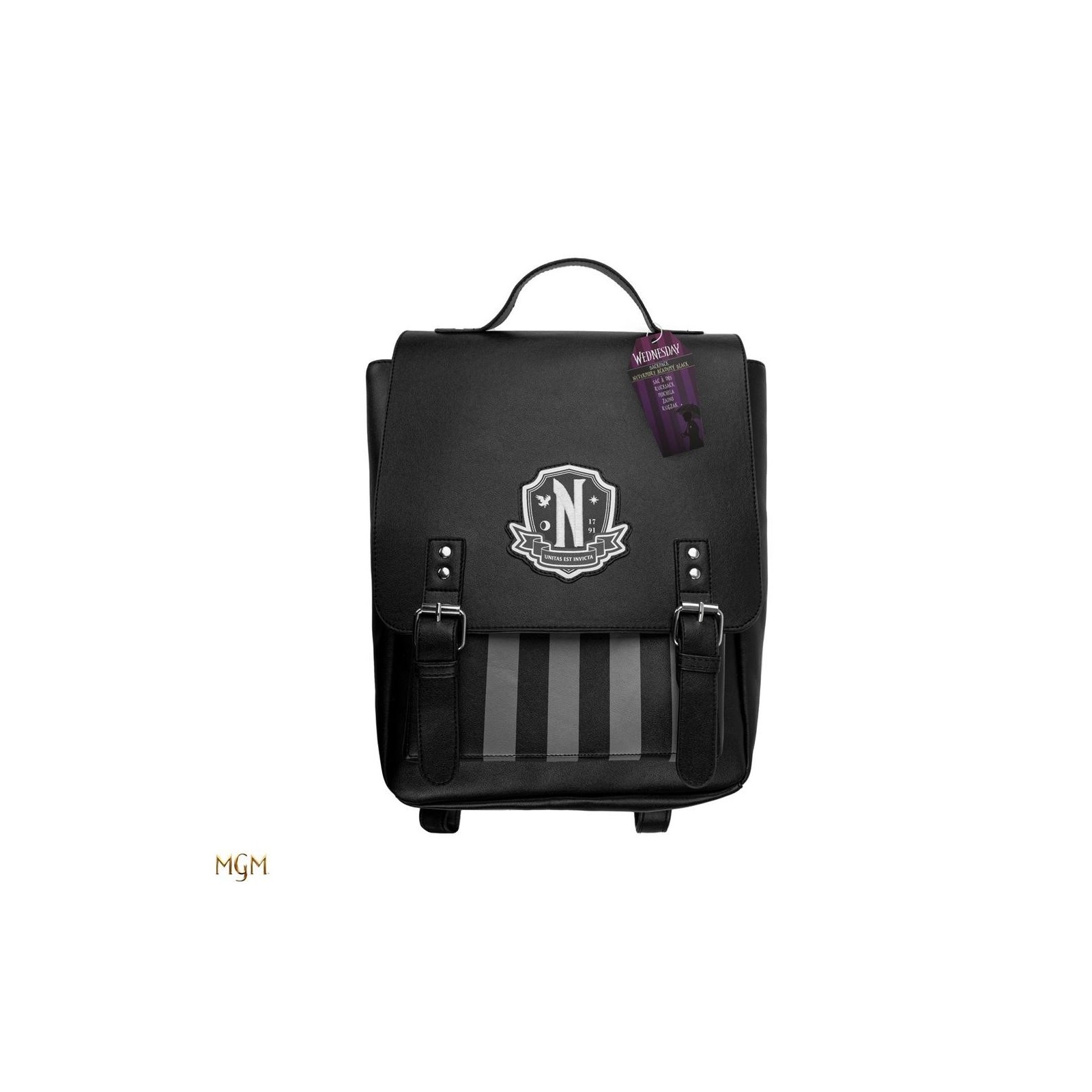 Mochila cinereplicas nevermore academy negro