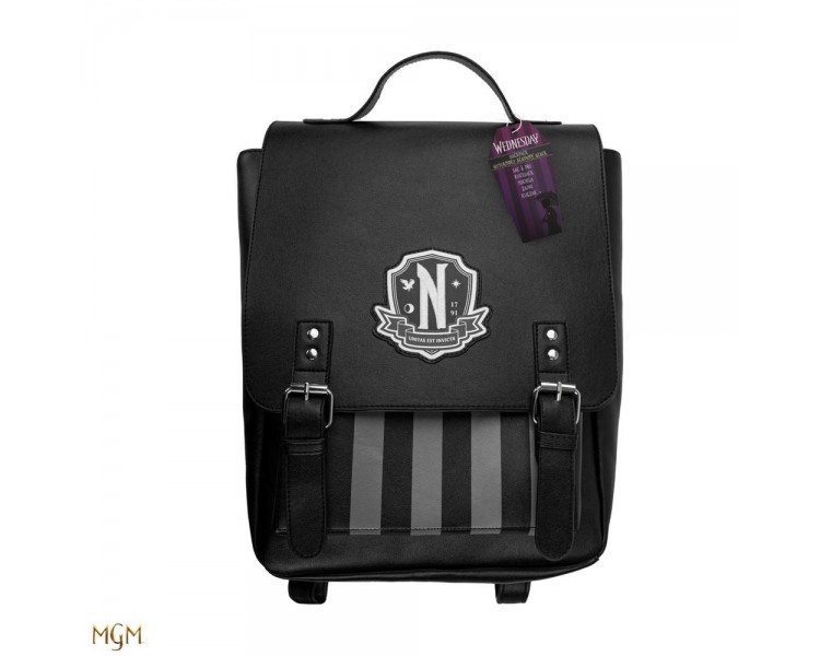 Mochila cinereplicas nevermore academy negro