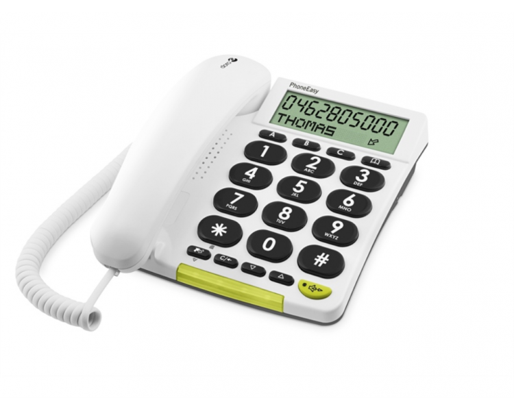 TELEFONO FIJO DORO PHONE EASY 312CS 1 BLANCO