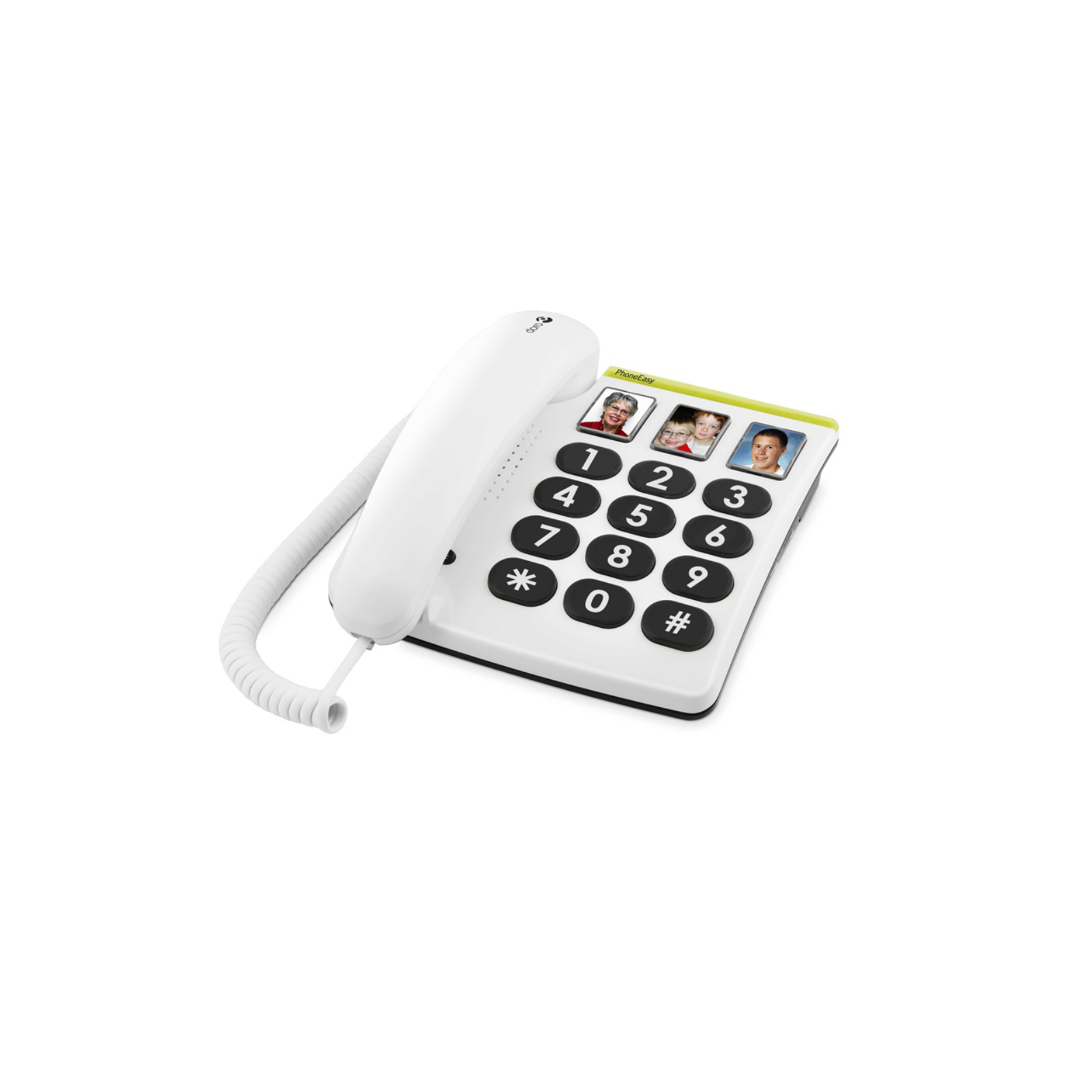 TELEFONO FIJO DORO PHONE EASY 331PH 1 BLANCO