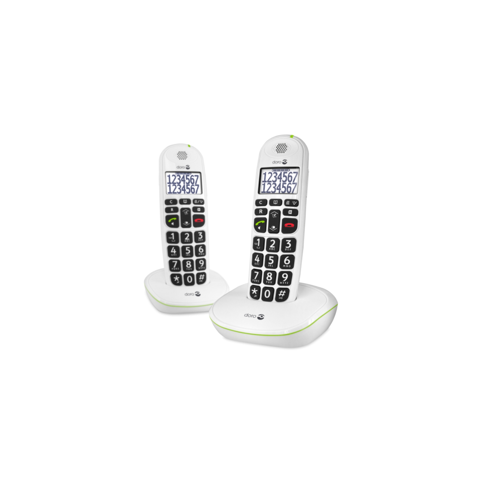 TELEFONO FIJO DORO PHONE EASY 110 2 INALaMBRICO BLANCO