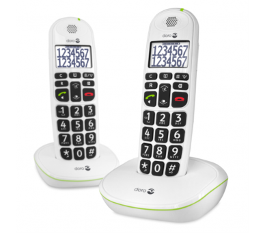 TELEFONO FIJO DORO PHONE EASY 110 2 INALaMBRICO BLANCO