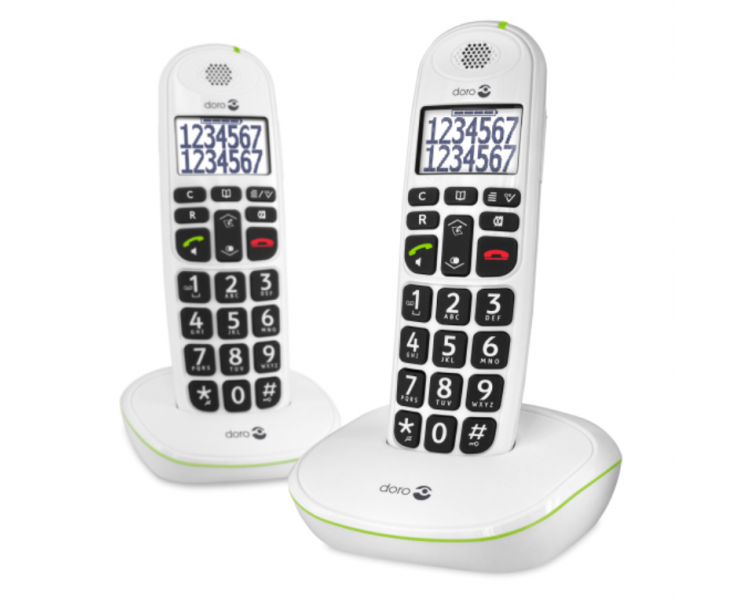 TELEFONO FIJO DORO PHONE EASY 110 2 INALaMBRICO BLANCO