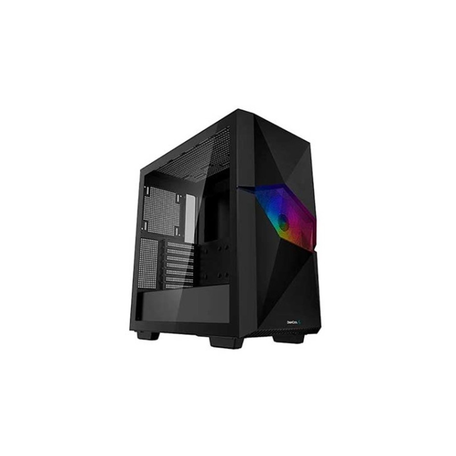 Caja gaming deepcool cyclops argb cristal