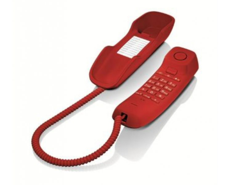 TELEFONO FIJO GIGASET DA210 ROJO