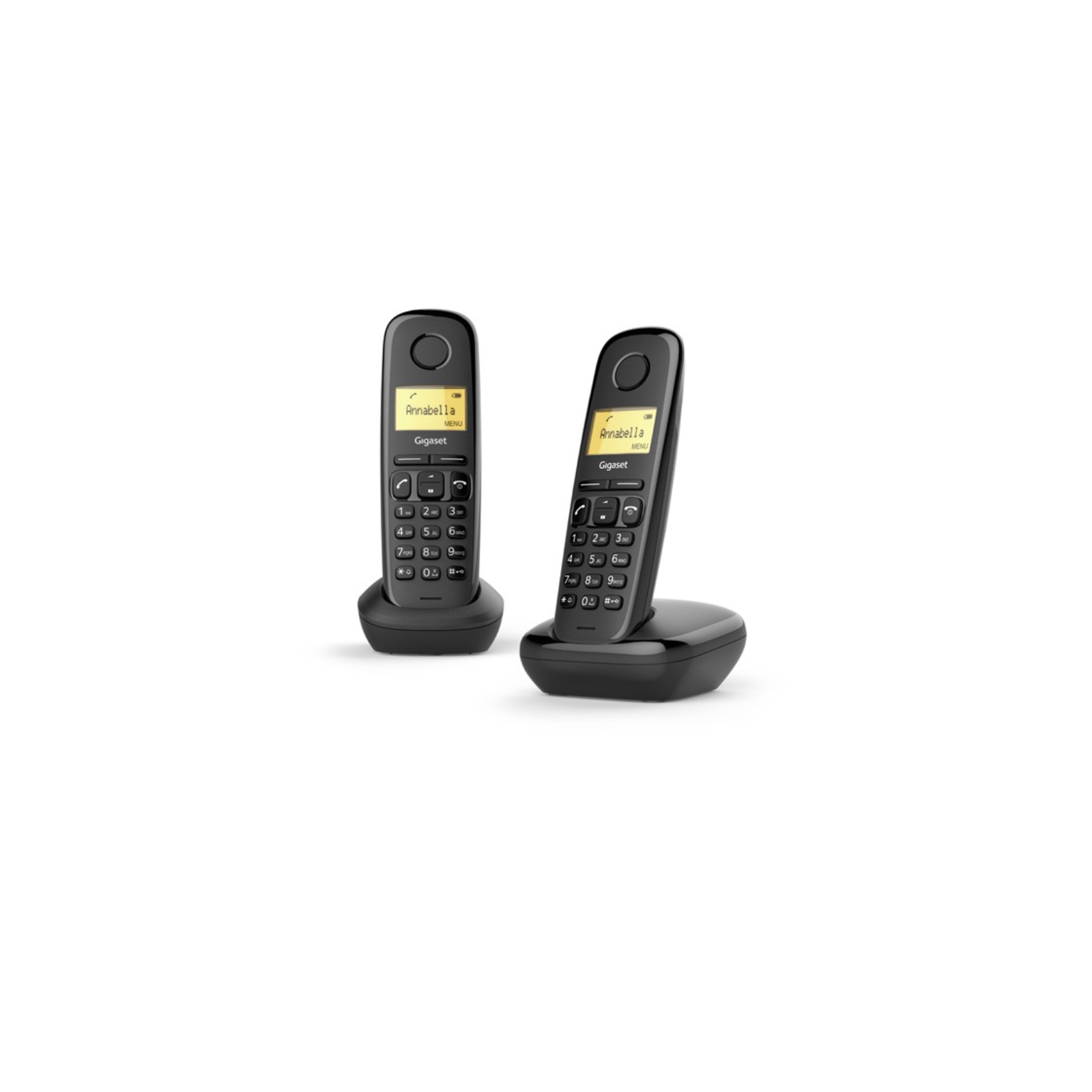 TELEFONO FIJO GIGASET A170 INALAMBRICO DUO NEGRO