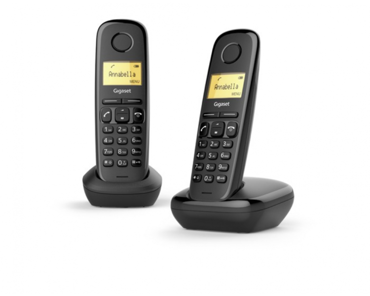 TELEFONO FIJO GIGASET A170 INALAMBRICO DUO NEGRO