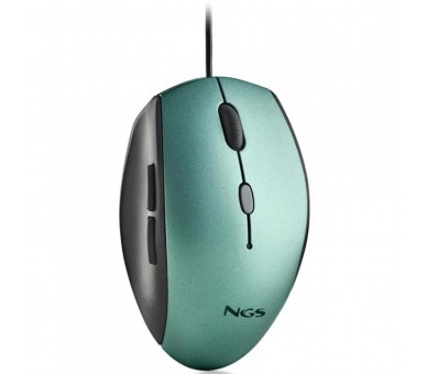 Raton ngs wired ergo silent mouse