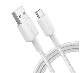 CABLE ANKER 322 USB A A USB C 18M BLANCO