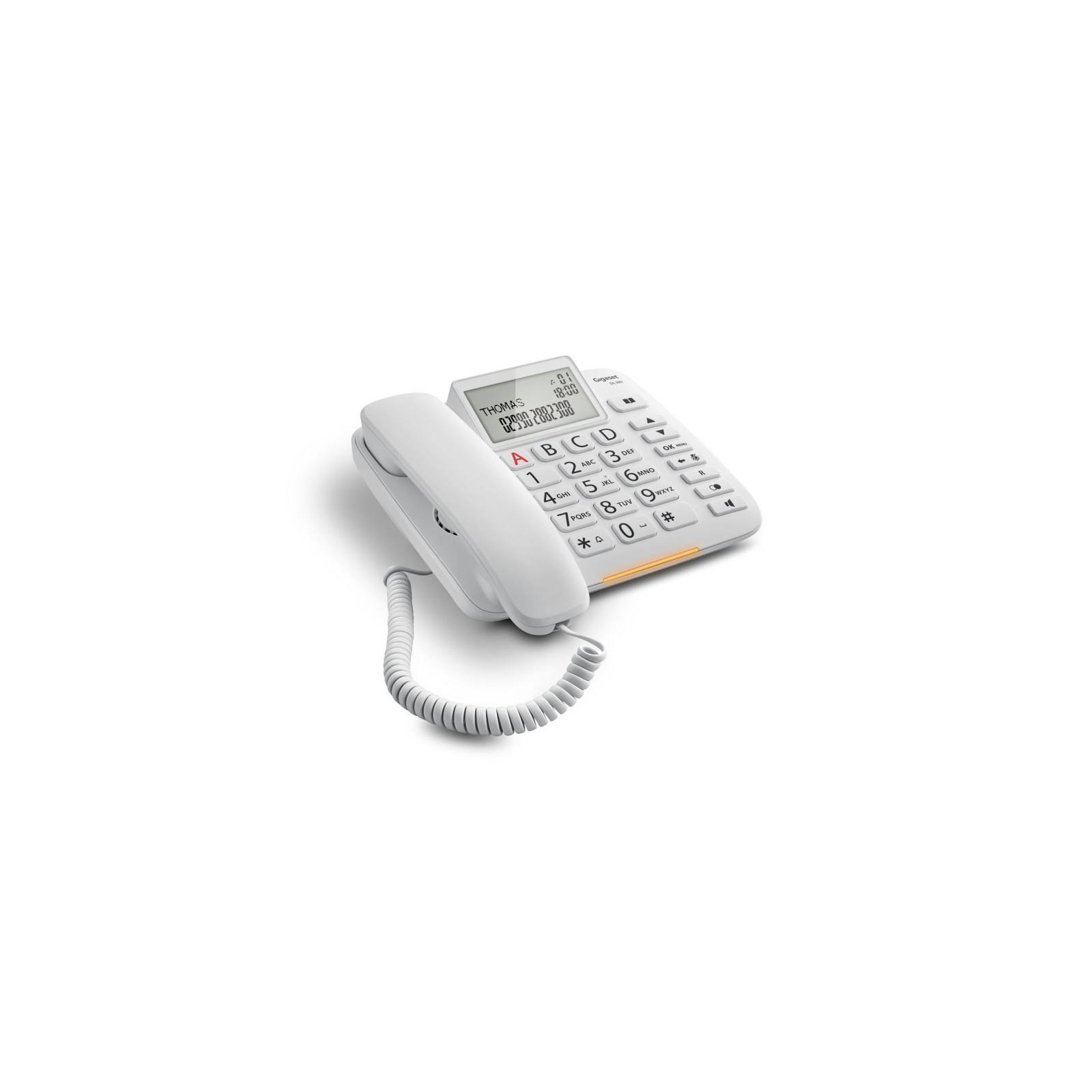 TELEFONO GIGASET DL380 BLANCO ANALOGICO IDENTIFICADOR LLAMADAS