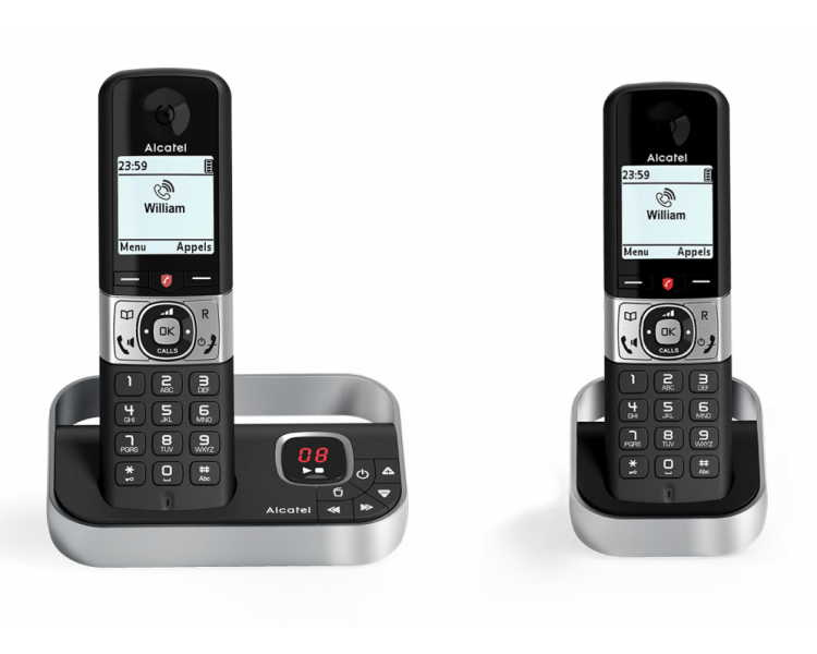 TELEFONO FIJO ALCATEL F890 VOICE DUO EU BLK