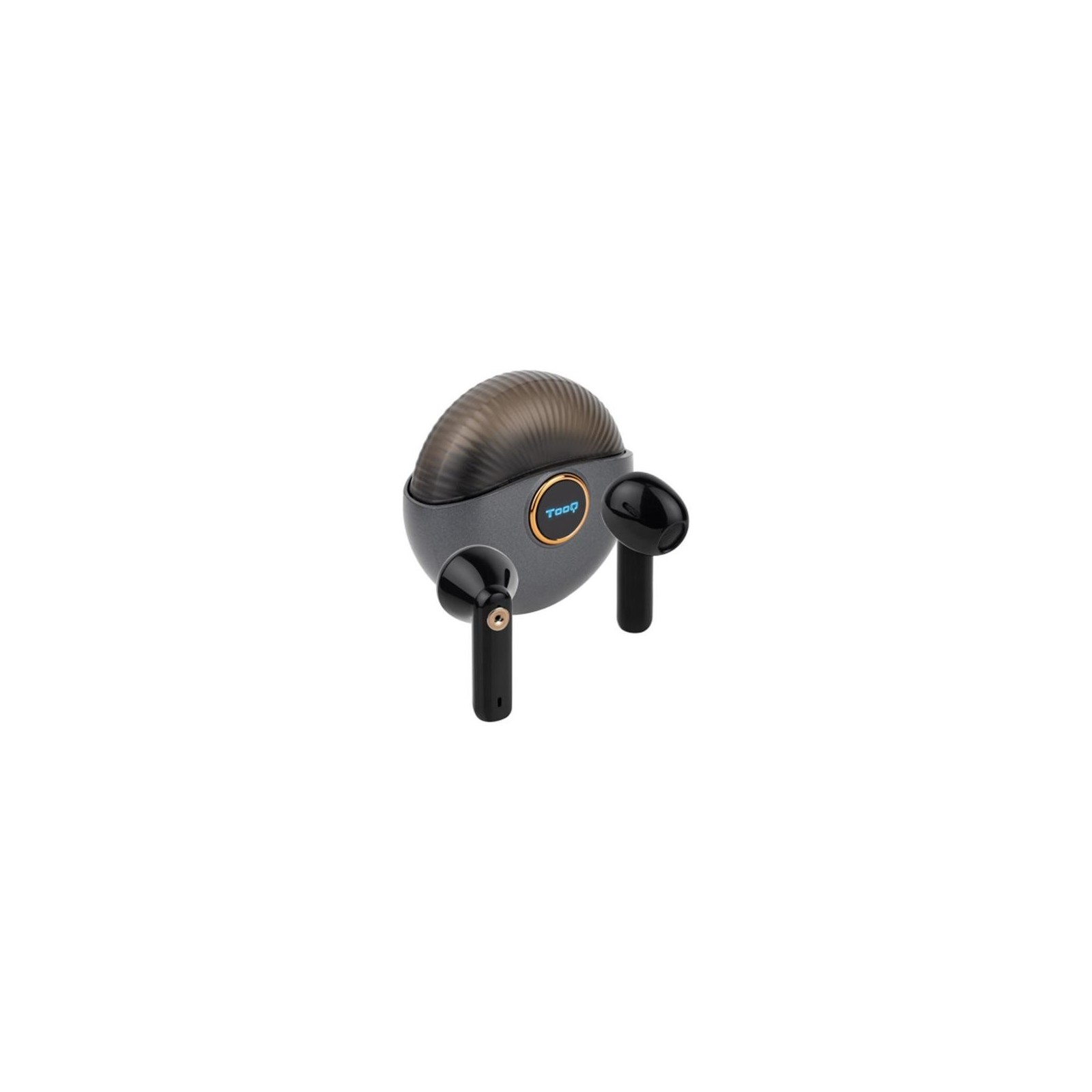 Auriculares tooq tqbwh 0060g inalambrico gris