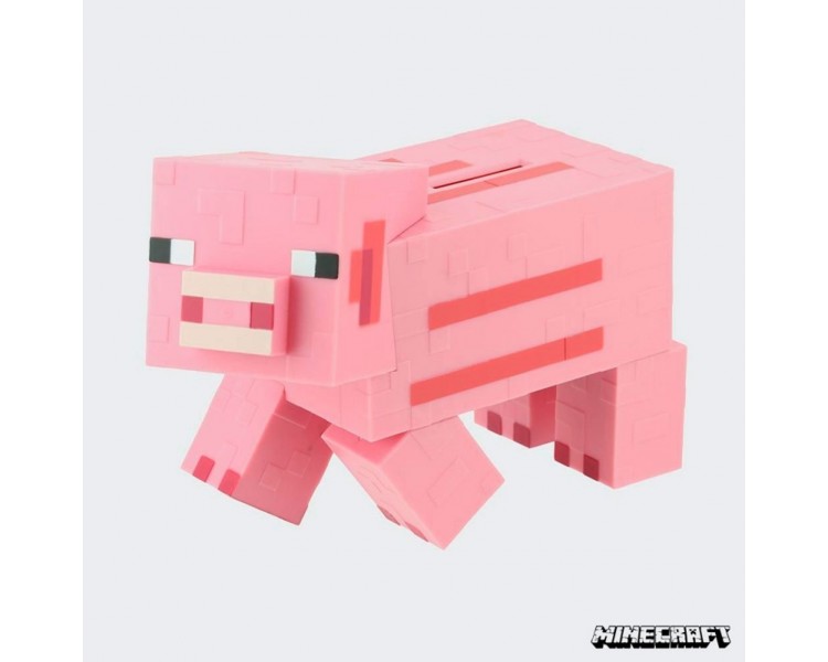 Figura hucha paladone minecraft cerdo