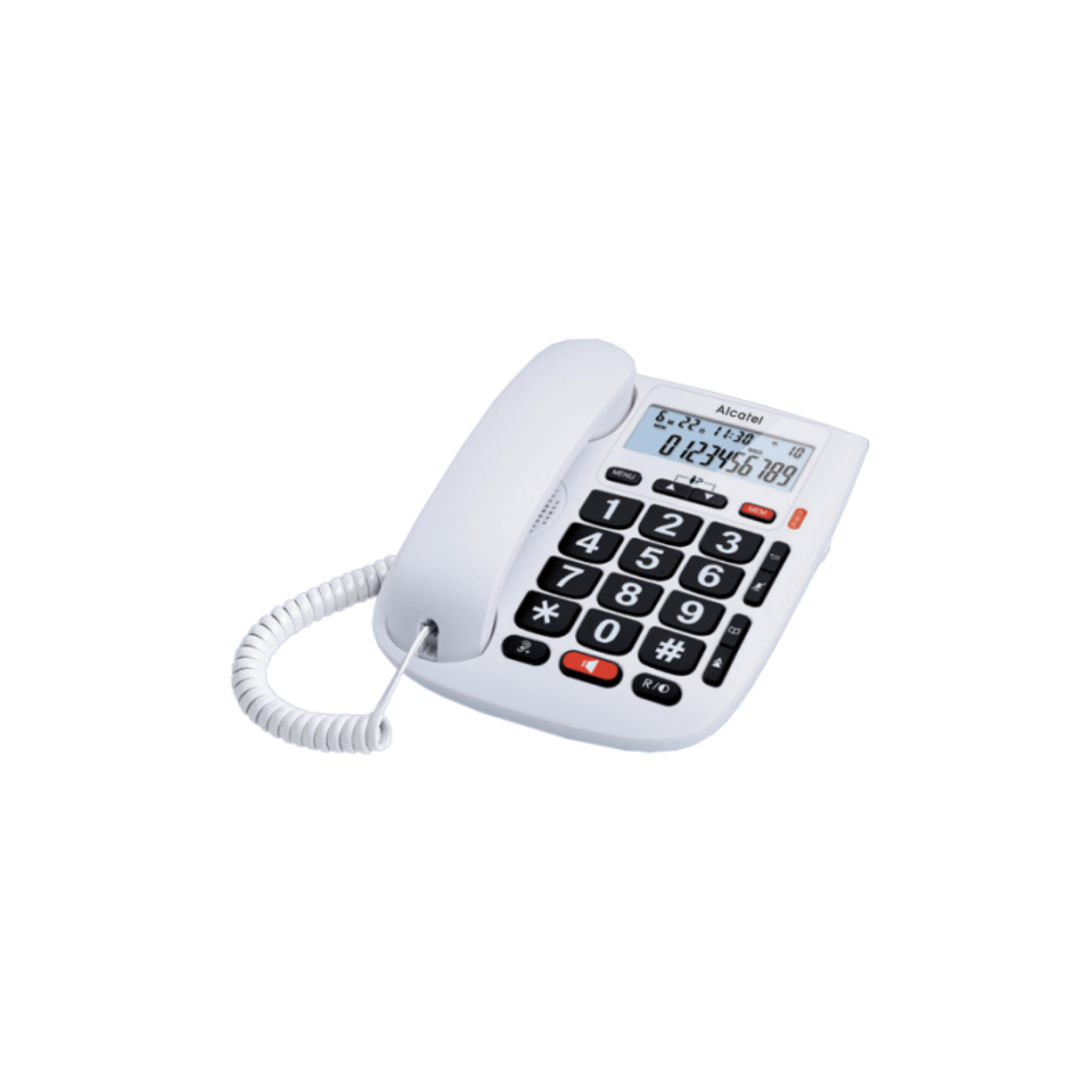 TELEFONO CON CABLE ALCATEL TMAX20 FR WHT